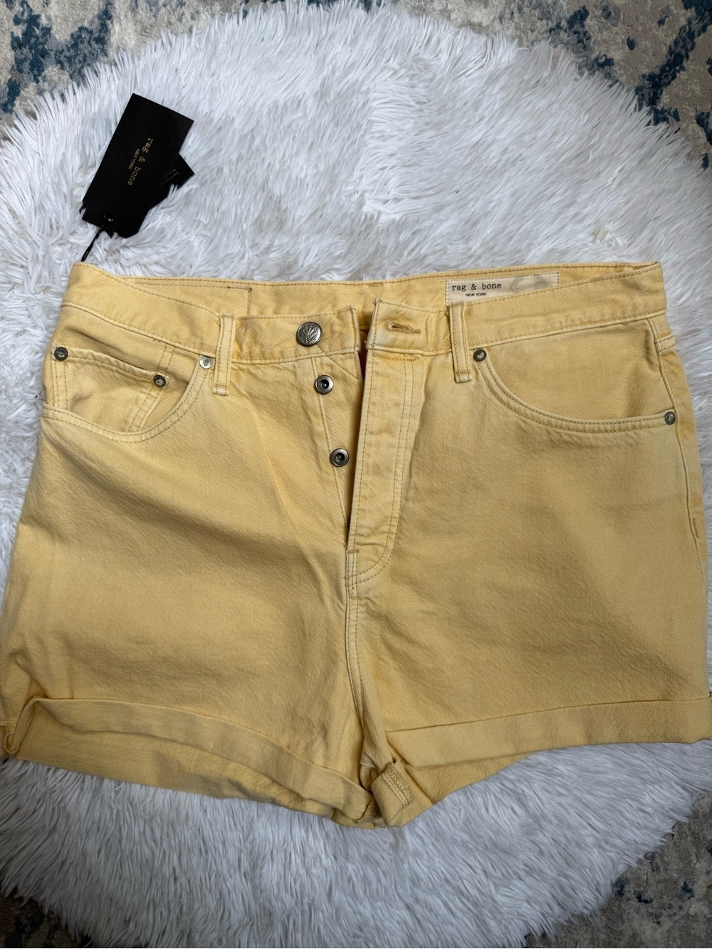 NWT rag & bone Maya High Rise Shorty Shorts